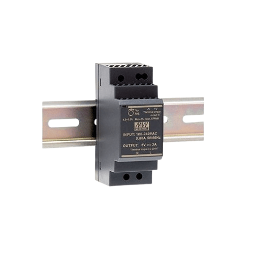 MEANWELL Industrijsko napajanje na DIN šini 30 W HDR 30 24, Crno