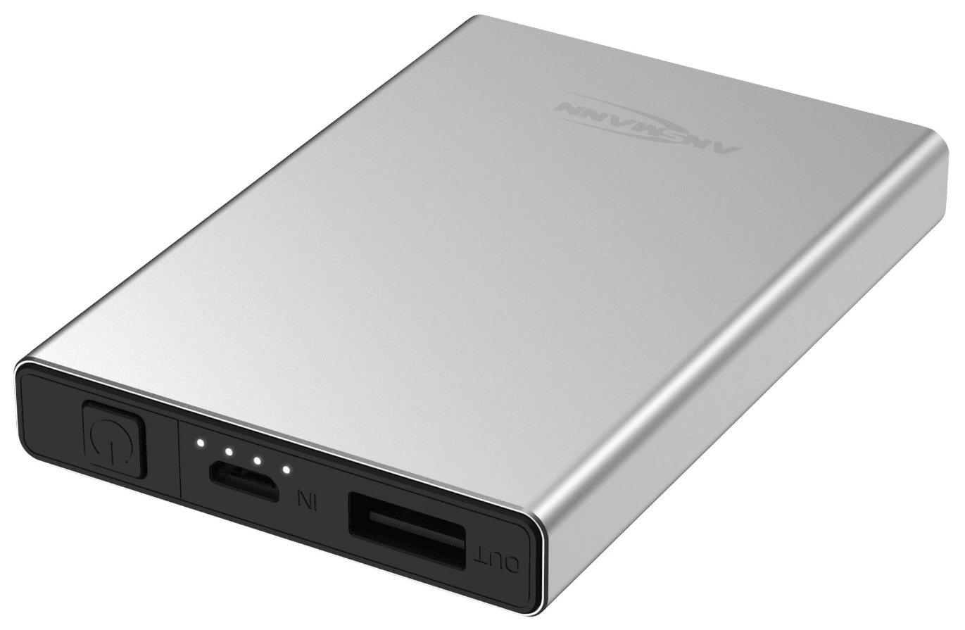 ANSMANN Eksterna baterija 5000 mAh PB112, Siva