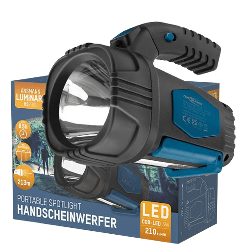 ANSMANN Baterijska ručna lampa HS230B, Crna