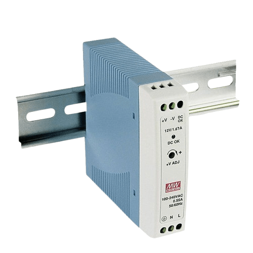 MEANWELL Industrijsko napajanje na DIN šini  MDR 20 12, 20 W, Belo
