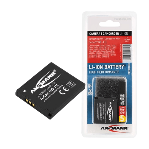ANSMANN Baterija Li-Ion za Canon kamere A-Can NB 11L, 3.7 V, 600 mAh