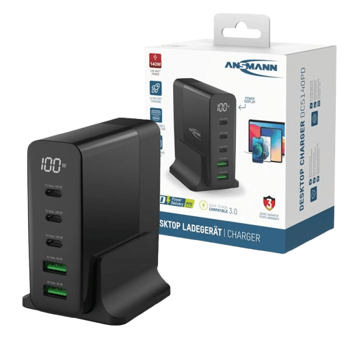 ANSMANN Punjač DC5140PD, Desktop USB, 140W