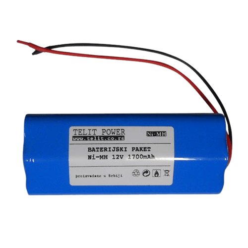 TELIT POWER Baterija, NiMH, 12V, 1700mAh