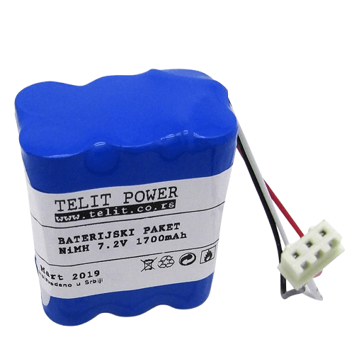 TELIT POWER Baterija za Euro-500 Handy kasu NiMH, 7.2 V, 1700 mAh