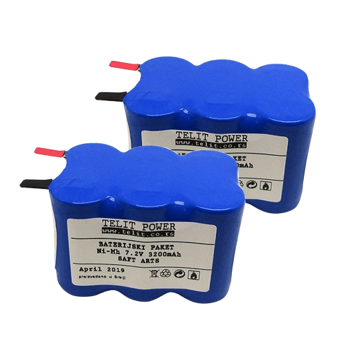 TELIT POWER Baterija NiMH Saft - Arts za Pellenc AP25 E KIT P80, 2 x 7.2 V, 3200 mAh