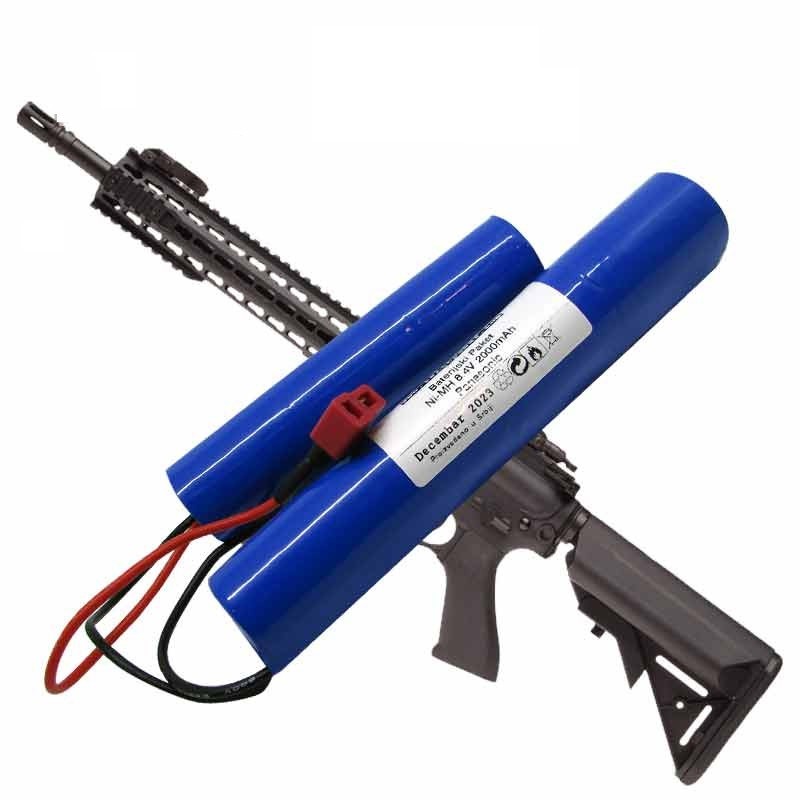 TELIT POWER Baterija NiCd za cyma CM.622 keymod airsoft rifle, 8.4 V, 2000 mAh, Plava