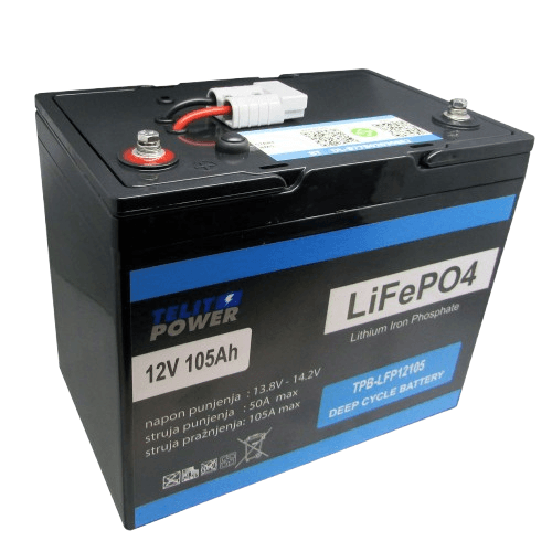 TELIT POWER Akumulator sa Bluetooth konekcijom TPB-LFP12105 LiFePO4, 12 V, 105 Ah