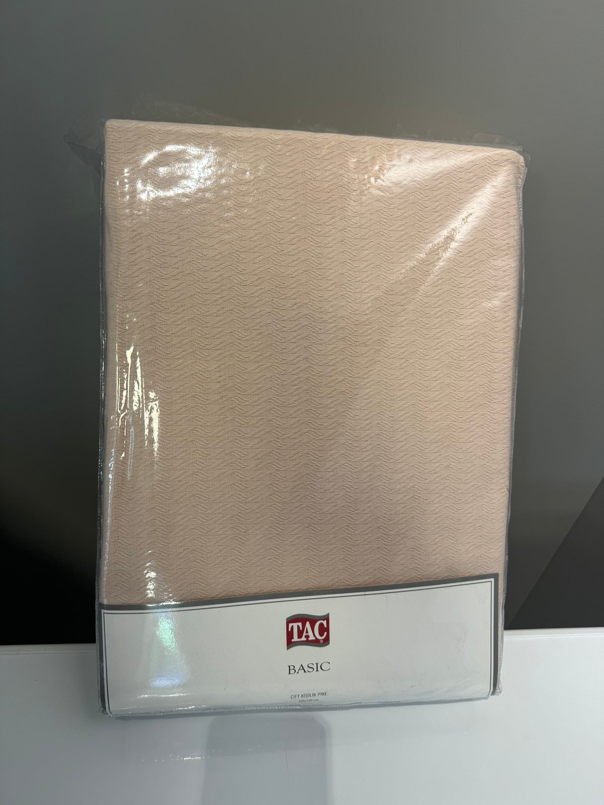 Tac Prekrivač za krevet Basic, 200x230cm, Bež