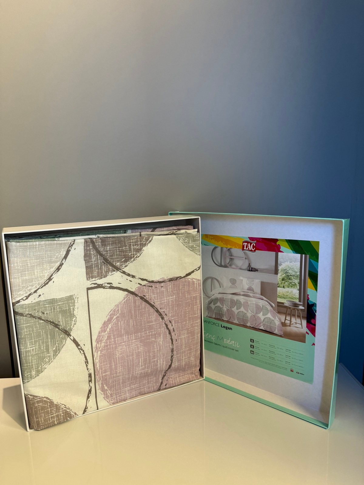 Tac Set posteljine Logan, 100x200cm, Šareni