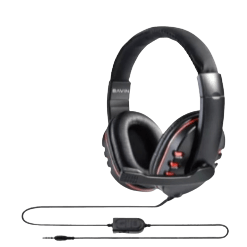 Bavin Gaming Slušalice sa mikrofonom, 3.5mm, Crne