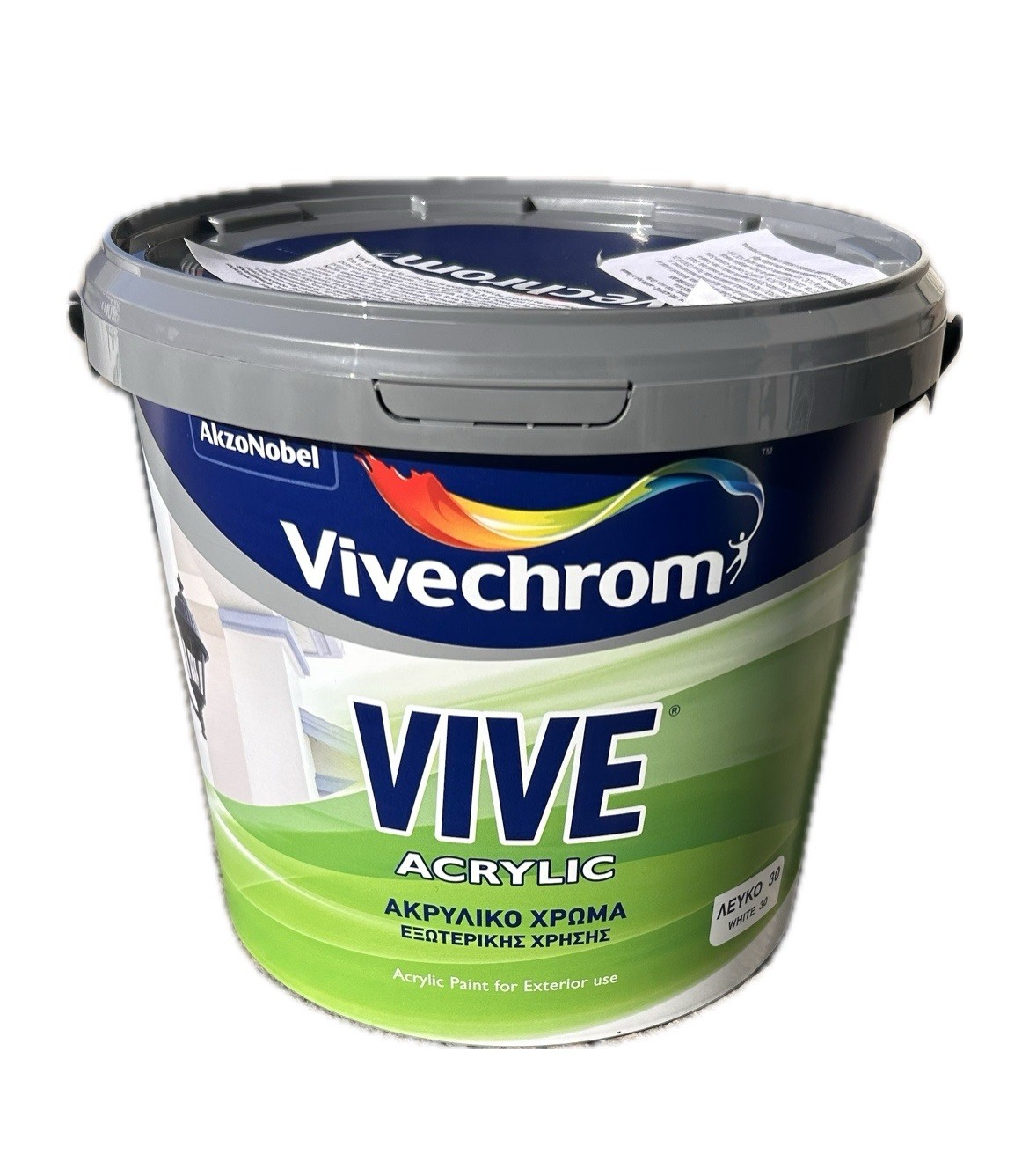 VIVECHROM Akrilna boja za fasade 3l, White Vive Acrylic