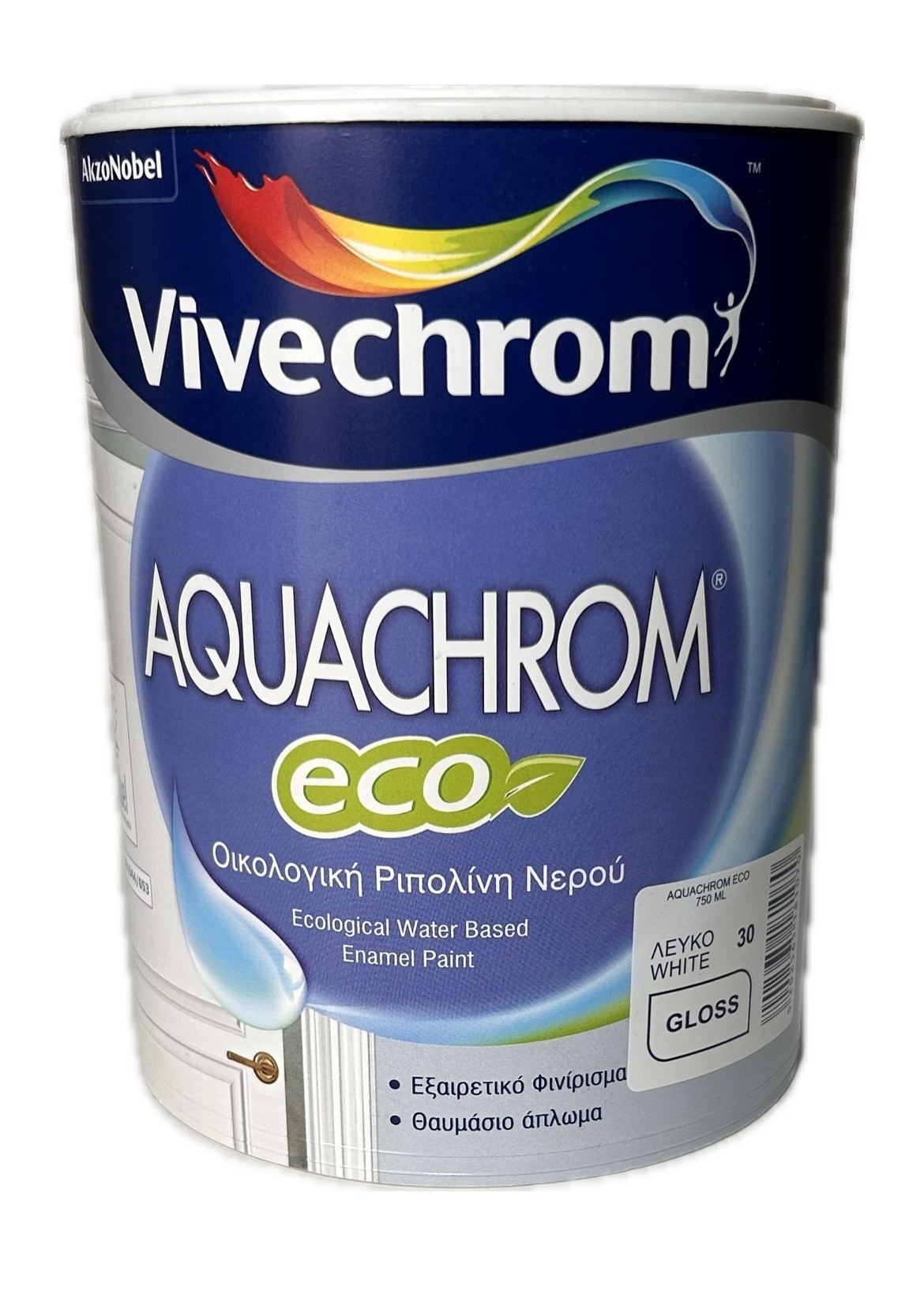 VIVECHROM Akrilni emajl za drvo Eco Gloss 0,75l, Aquachrom