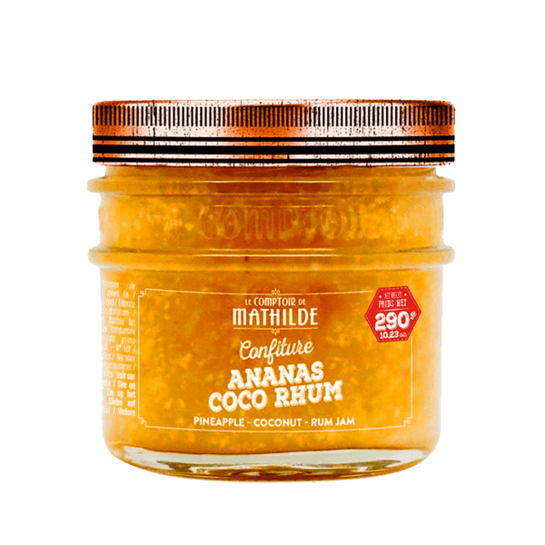 MATHILDE Džem od ananasa, kokosa i ruma, 290g