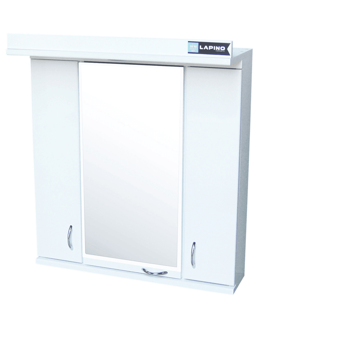 Lapino Hobit Lux Ogledalo sa ormarićem, 60x68cm, Belo