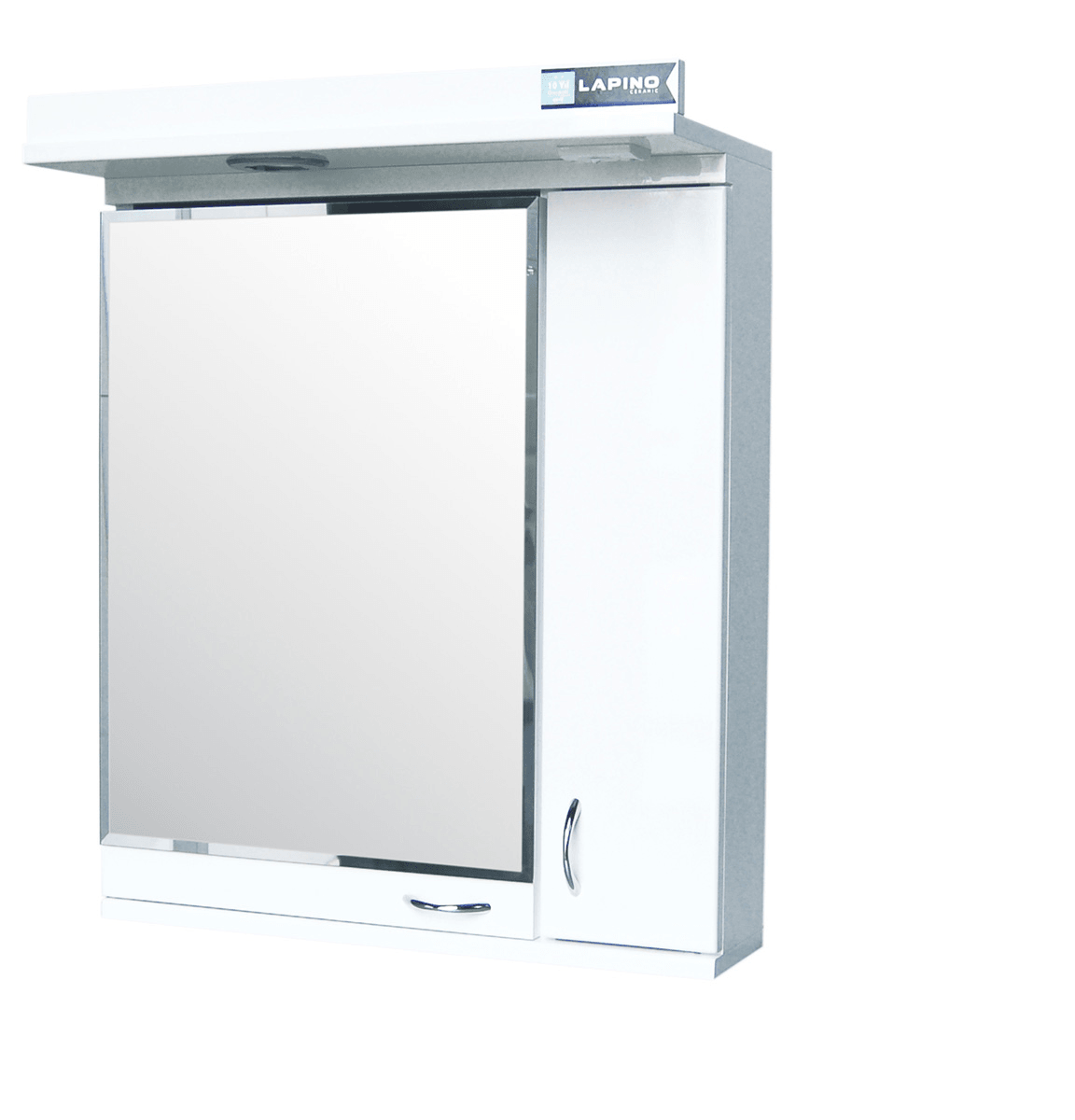 Lapino Eko 1/2 Ogledalo sa ormarićem, 55x70cm, Belo