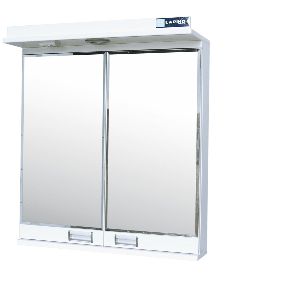 Lapino Ekonomik Roma 109 Ogledalo sa ormarićem, 75x70cm, Belo