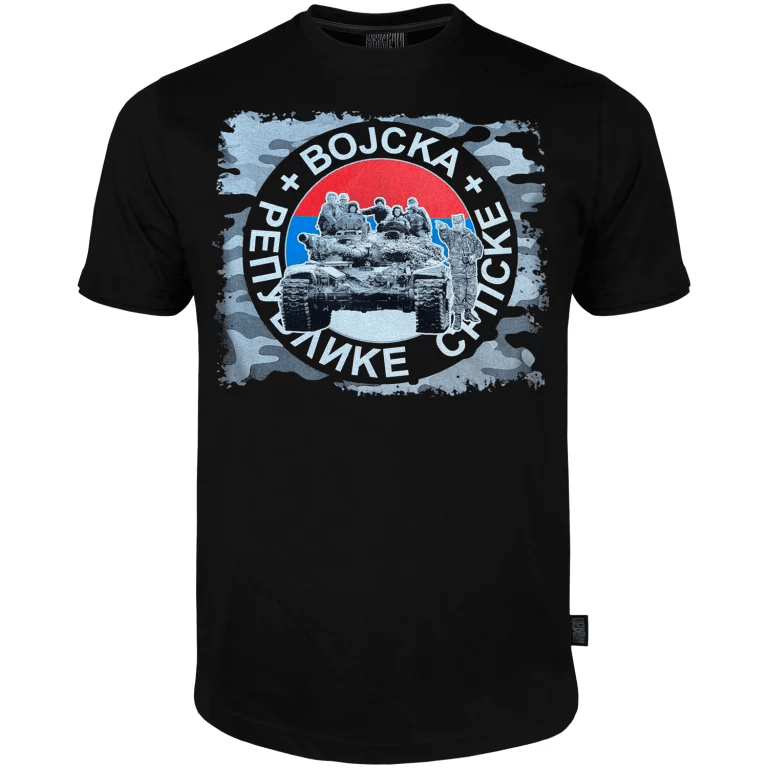 Vožd Muška majica VRS, Crna