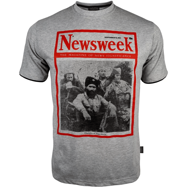 Vožd Muška majica Njuzvik, Siva