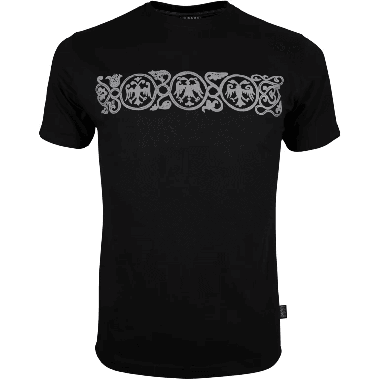 Vožd Muška majica Rozeta, Crna