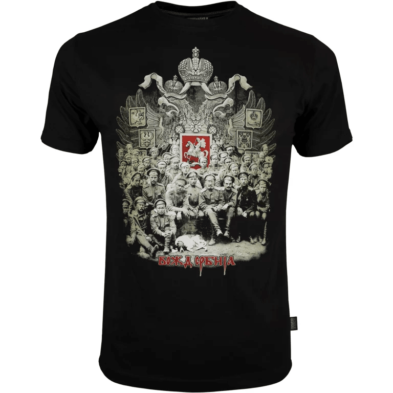 Vožd Muška majica Carska Rusija, Crna