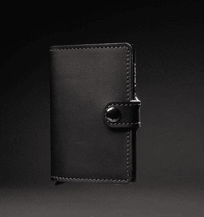 W BRAND Novčanik W Tech Saffiano crni