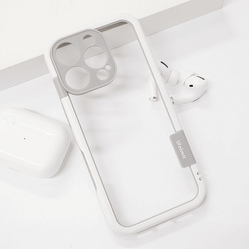 Maska za telefon iPhone 16 Pro Max WOLMTT BUMPER, Bela