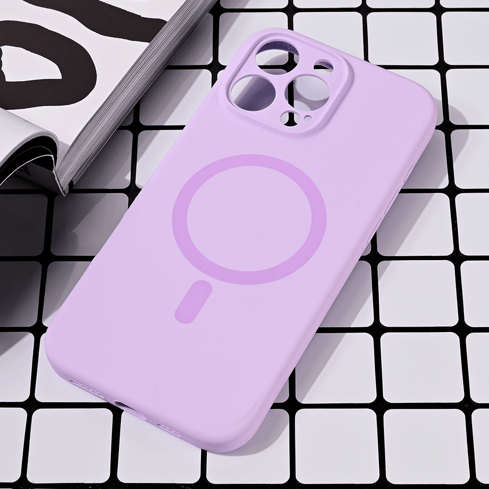 Maska za telefon iPhone 16 Pro Max PURE COLOR, Magsafe, Lavanda