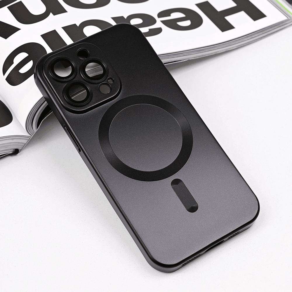 Maska za telefon iPhone 13 Pro CHROME, Magsafe, Crna
