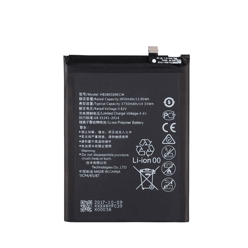 EG Baterija za telefon Huawei Mate 20 Lite/Honor 20/Honor 8X HB386589ECW, 3650mAh