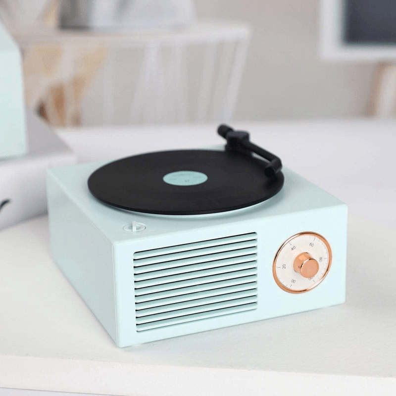 Bluetooth zvučnik Retro Vintage 3D, Plavi