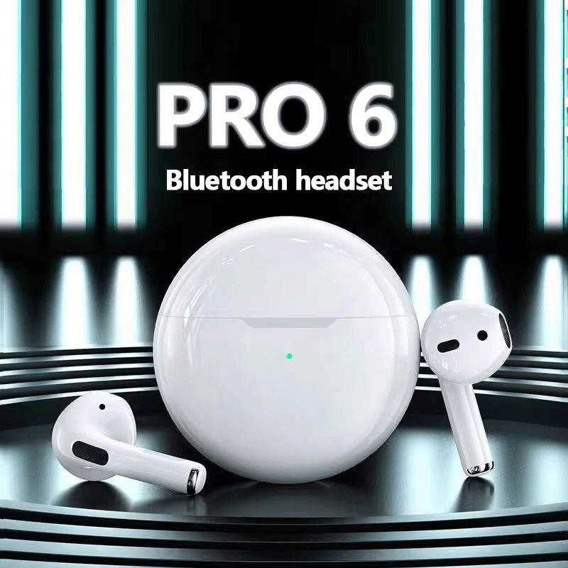 Bluetooth slušalice Airpods Pro 6 HQ, Crne