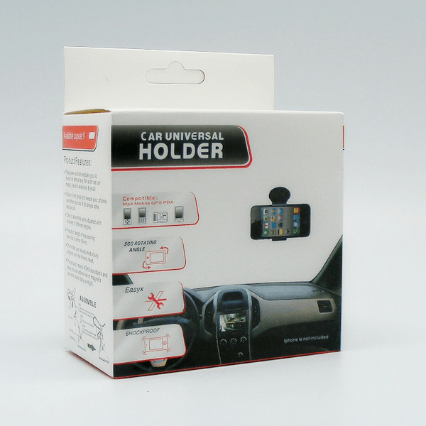 Auto držač za mobilni telefon JY001, Univerzalni, Sa štipaljkom, Crni