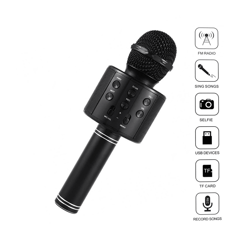 Bežični mikrofon, Crni