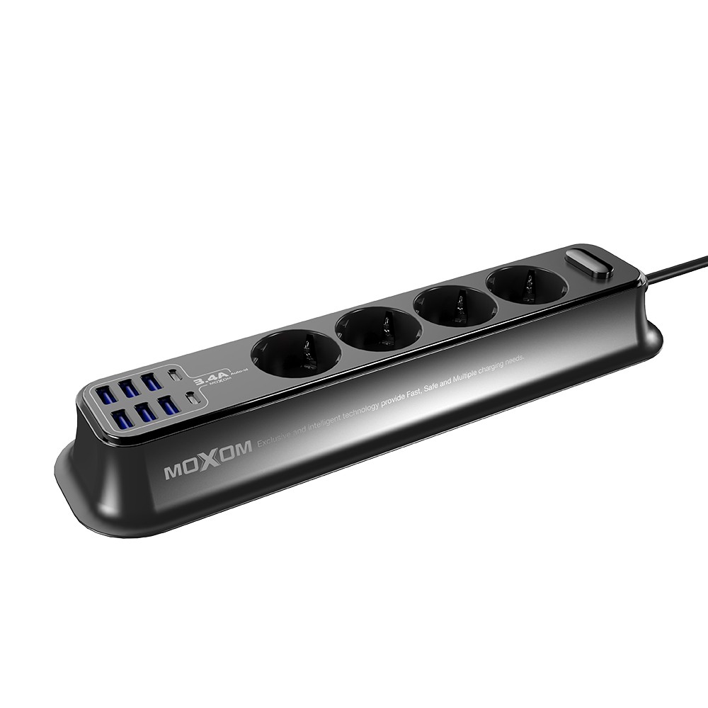 Produžni kabl Moxom MX-ST05, Crni