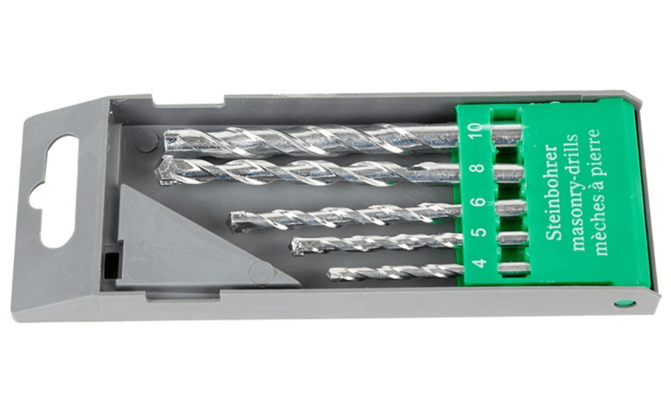 WOMAX Set burgija za zid, 4-10mm, 5 Komada