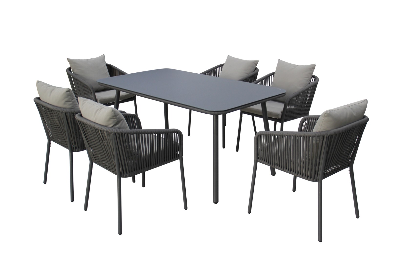 Baštenska garnitura KZA-2006, Tamnosiva