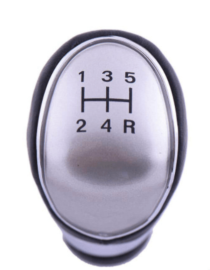 CAR 888 ACCESSORIES Ford Kožna ručica menjača 5 brzina srebrna Ford Fokus Mk2 Mk3 Mk4 Mk7 Mondeo Kuga Galaxy Fiesta Mk 8