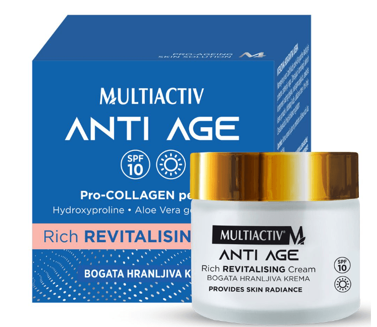 MULTIACTIV Anti Age bogata hranljiva krema, 50ml