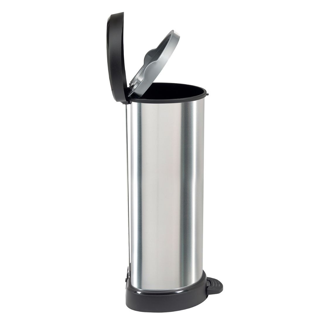 Curver Kanta Deco Bin, 40 l, Srebrna