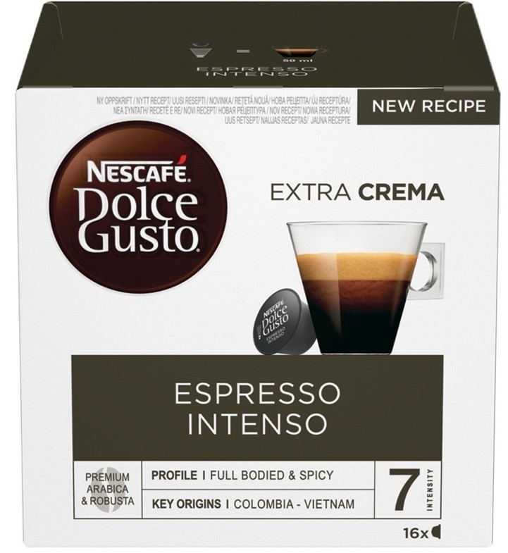 Nescafe Dolce Gusto Kapsule za kafu Espresso Intenso, 16 komada, 112g