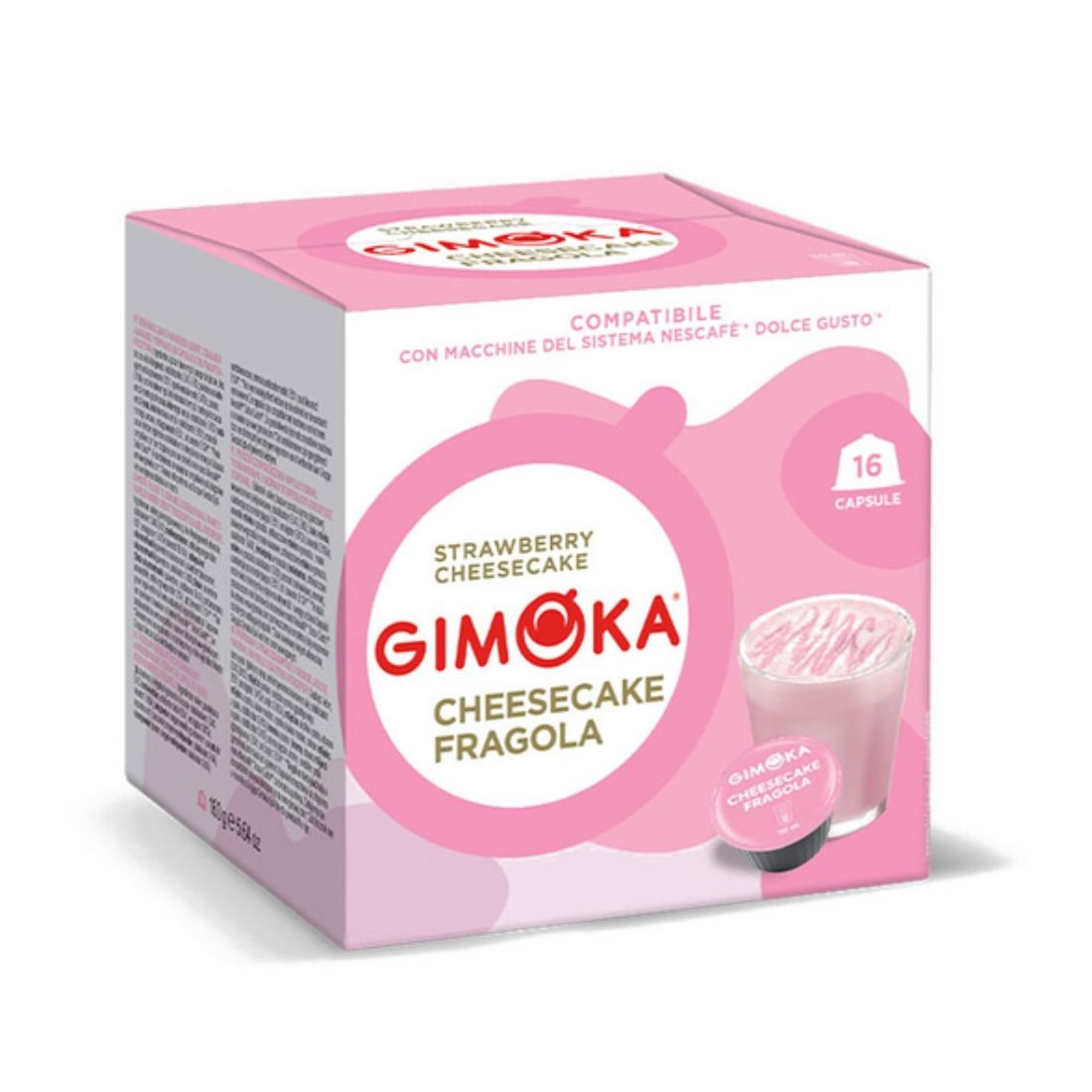 Gimoka Kapsule za kafu Dolce Gusto, Cheesecake Fragola, 16 komada