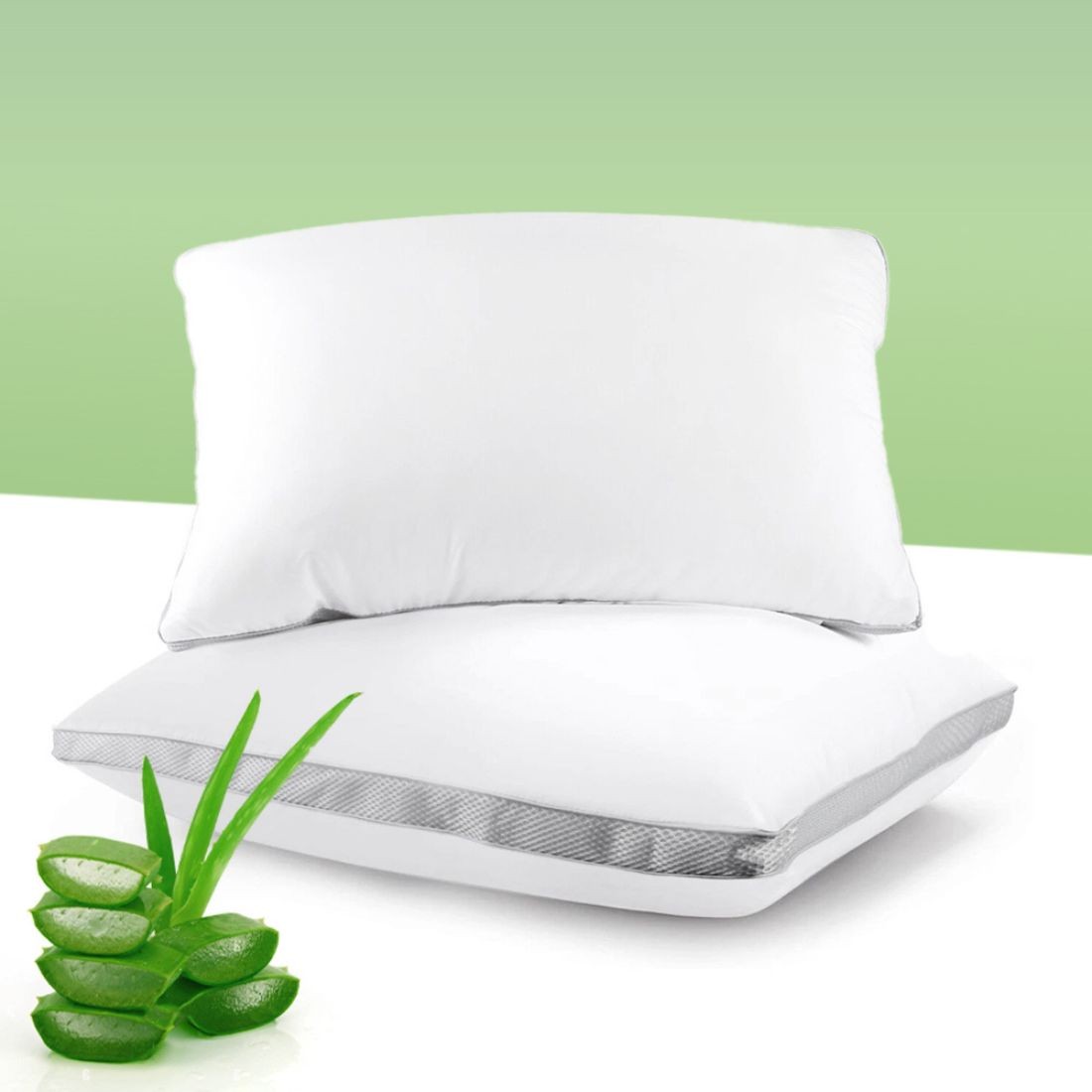 Homemates Set jastuk + jastučnica Aloe Vera Gel, 2 komada