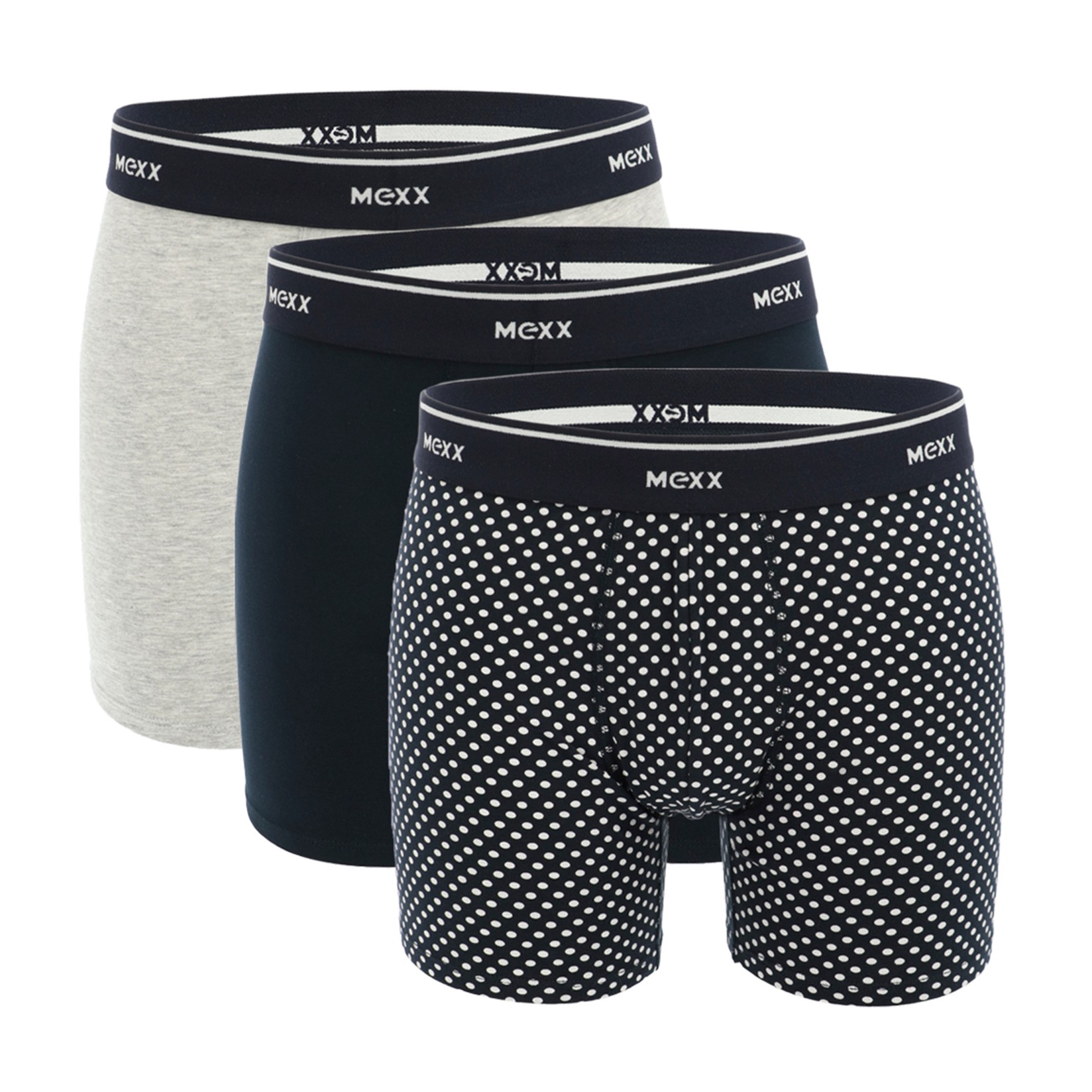 Mexx Muške bokserice ZN2226026MM, 3 komada, Višebojne