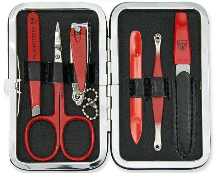 KELLERMANN Set za manikir BL7848 MC N RED