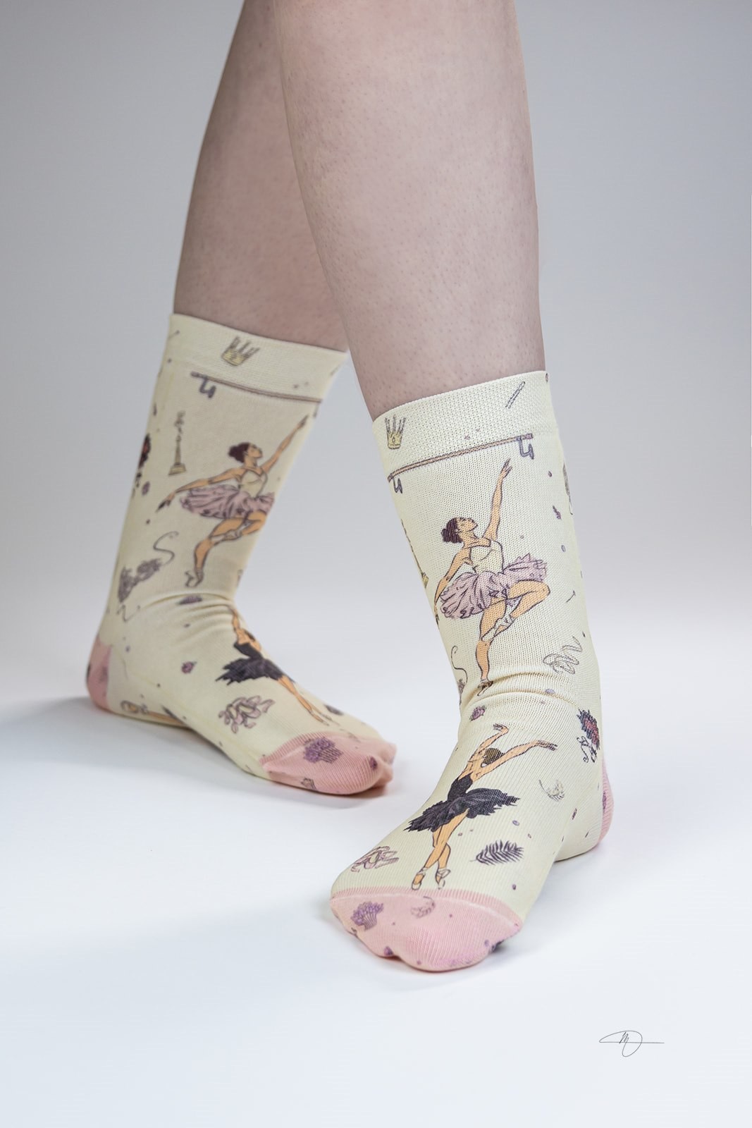 ZIBOF Čarape Ballerina šarene