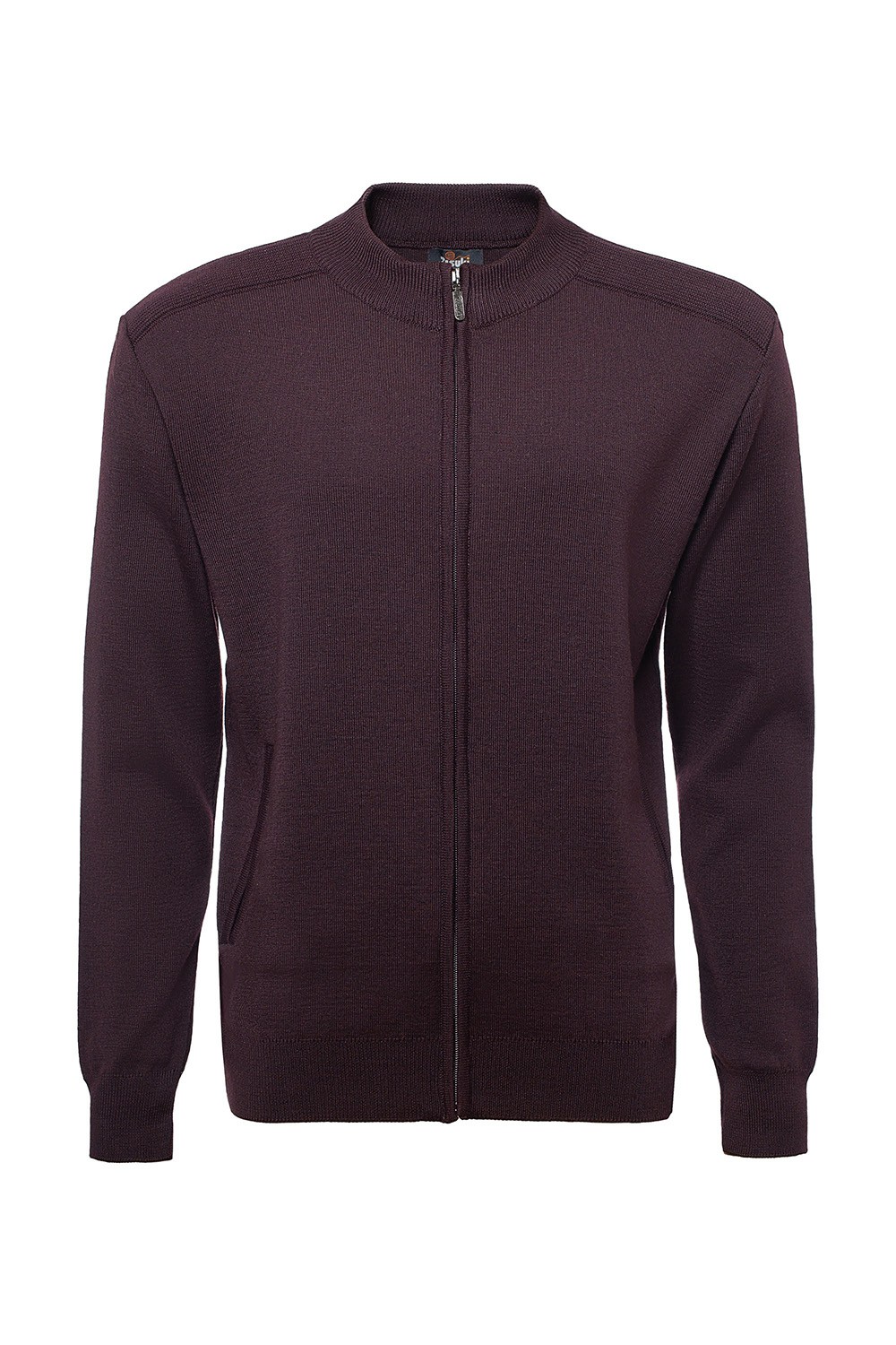 Zisuki Muški džemper sa zipom, Bordo