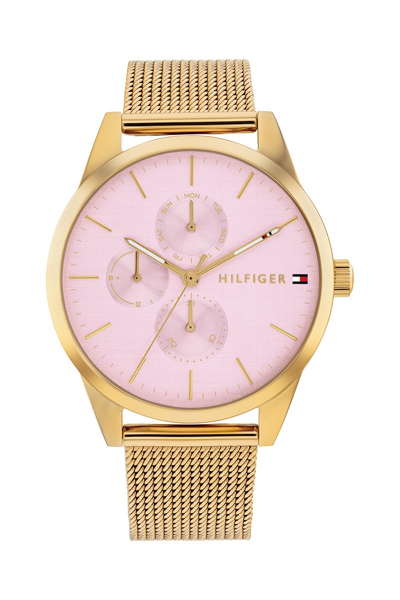 Tommy Hilfiger Ženski sat 1782769, Roze kućište, Zlatne boje