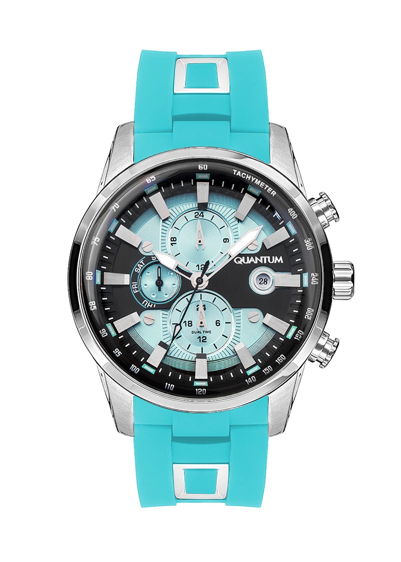 Quantum Muški sat ADG 678.309, Plavo kućište, Plavi