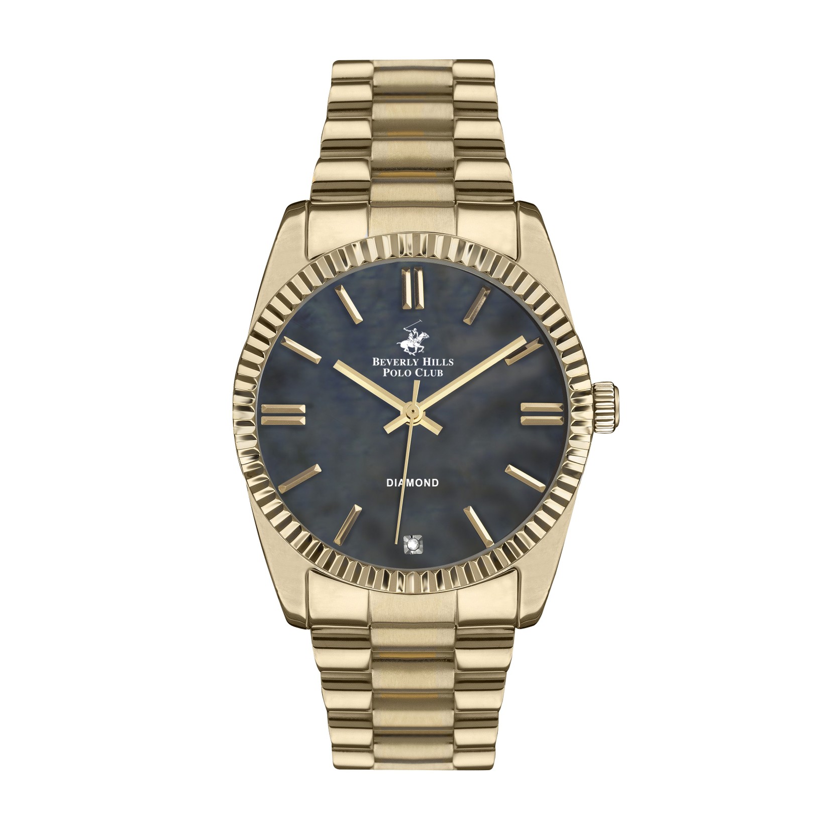 Beverly Hills Polo Club Ženski sat BP3172C.160, Sedefasto kućište, Zlatne boje