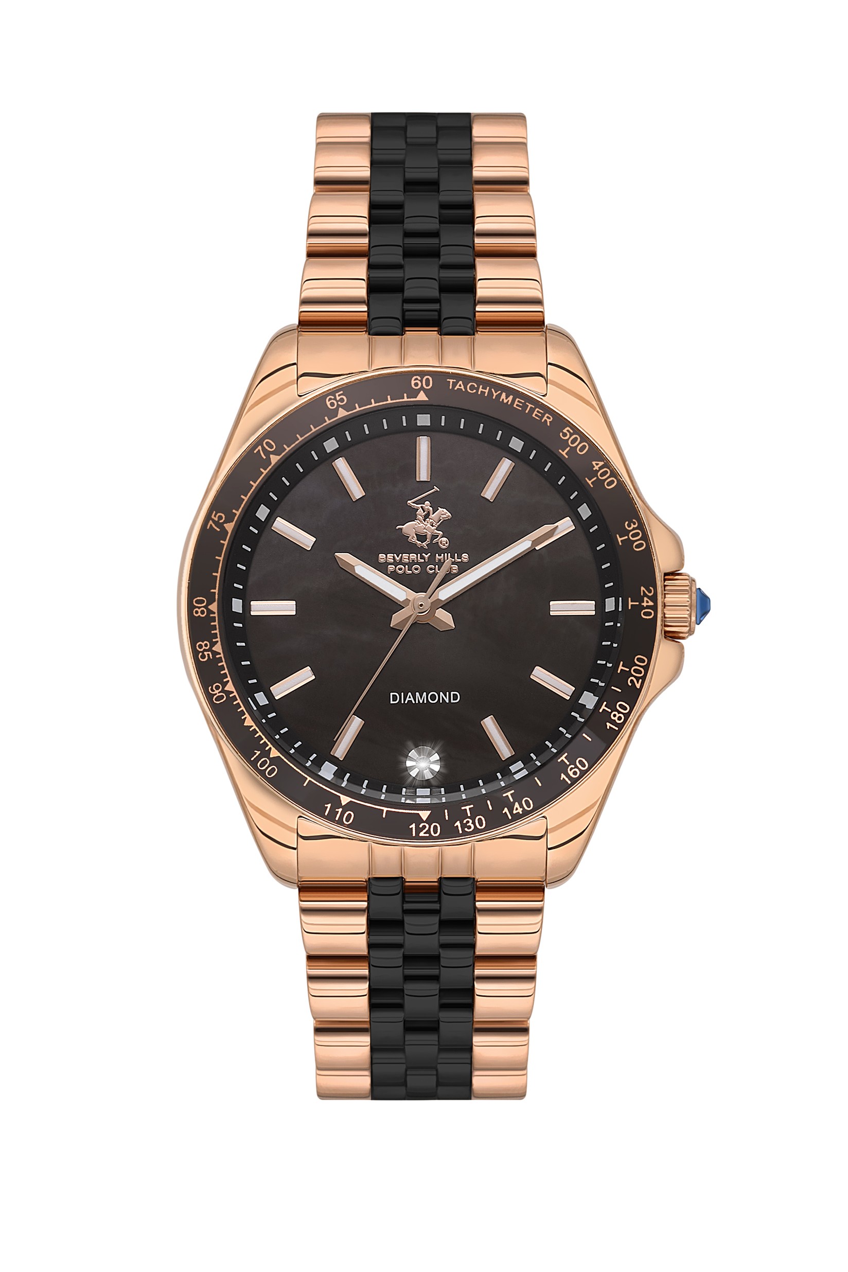 Beverly Hills Polo Club Ženski sat BP3627C.450, Crno kućište, Šareni